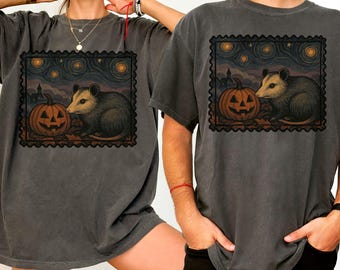 Camiseta de Halloween de zarigüeya Comfort Colors®, camiseta de zarigüeya, camiseta de Halloween, camiseta divertida de zarigüeya, amante de las zarigüeyas, regalos de zarigüeyas, regalo para amigos