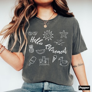 Comfort Colors® Retirement Shirt, Retirement Gifts for Women, Retirement Gift For Man, Teacher Retirement, Retired 2025 Shirt, Teacher Gift