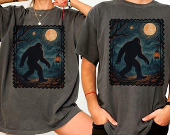 Comfort Colors® Big Foot Shirt, Funny Sasquatch Shirt, Bigfoot Halloween Shirt, Funny Sasquatch T-Shirt, Funny Halloween Shirt, Spooky Shirt