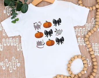 Toddler Possum Halloween Shirt, Possum Pumpkin Shirt, Bows and Possums, Halloween Shirt, Funny Halloween Shirt