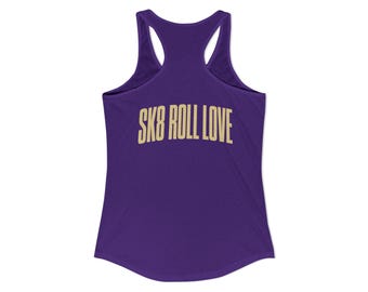 SK8 roll love - Sk8arcade1 Keep on Rollin' Women's tank top