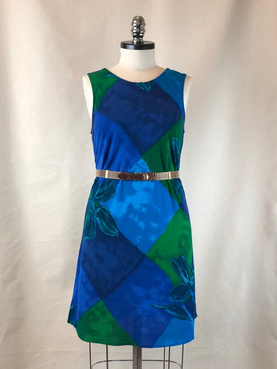 Blue Diamond Tank Dress
