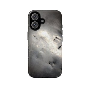 Stainless Steel: Surface Scars Phone Case | Industrial Photography