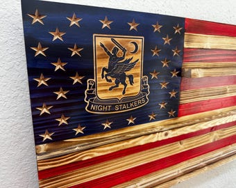 Night Stalkers Challenge munthouder, 160e SOAR munt display vlag, leger luchtvaart cadeau, militaire munthouder, veteraan cadeau