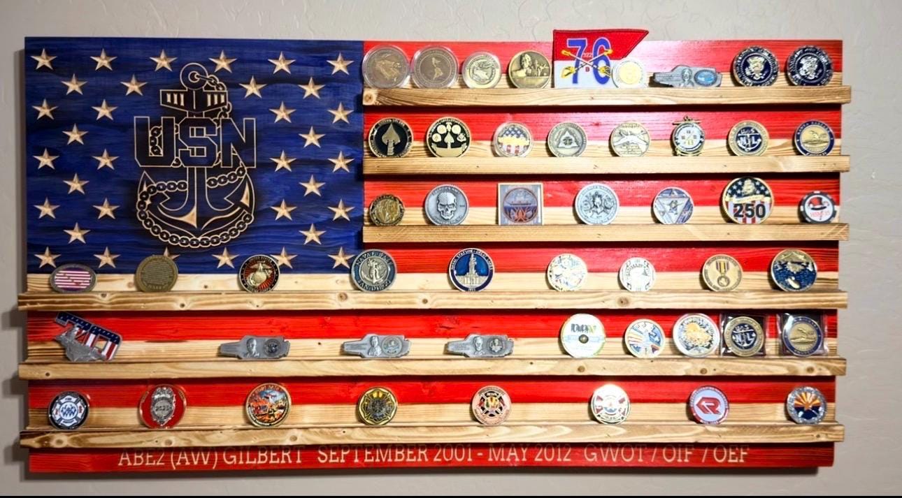 Navy challenge coin - Etsy 日本