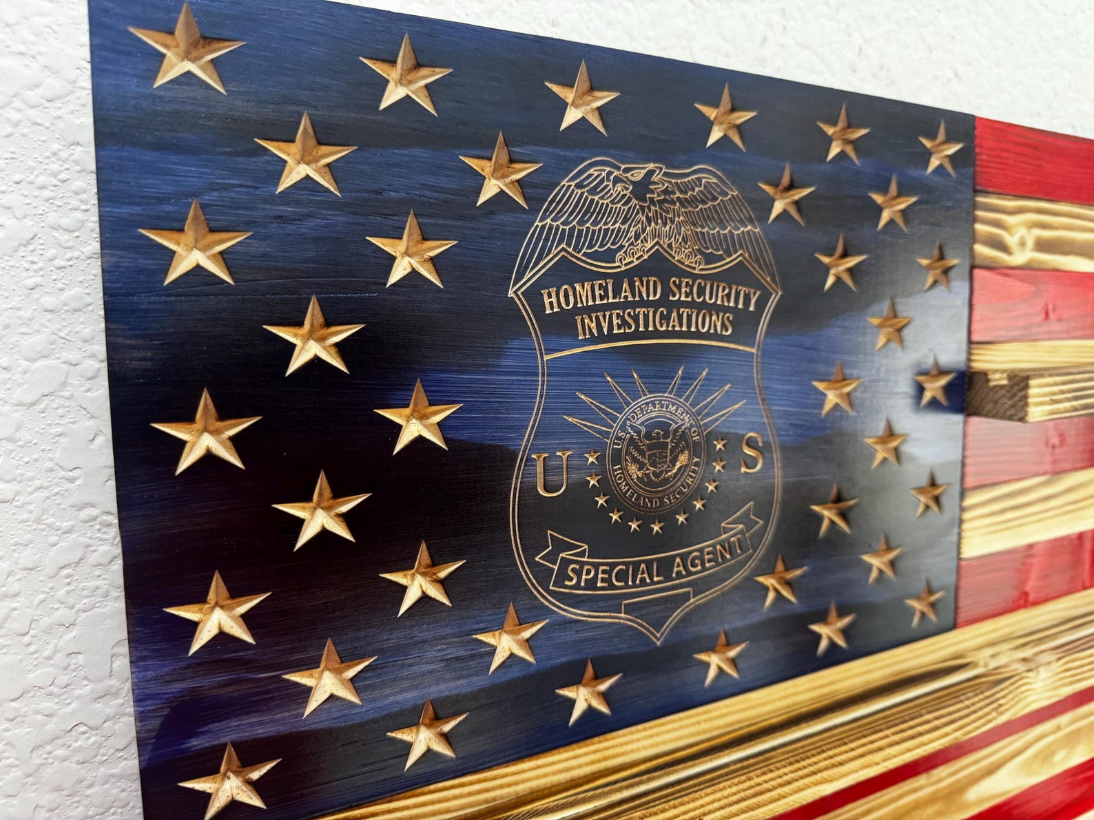 HSI Challenge Coin Holder, Homeland Security Coin Display, HSI Special ...