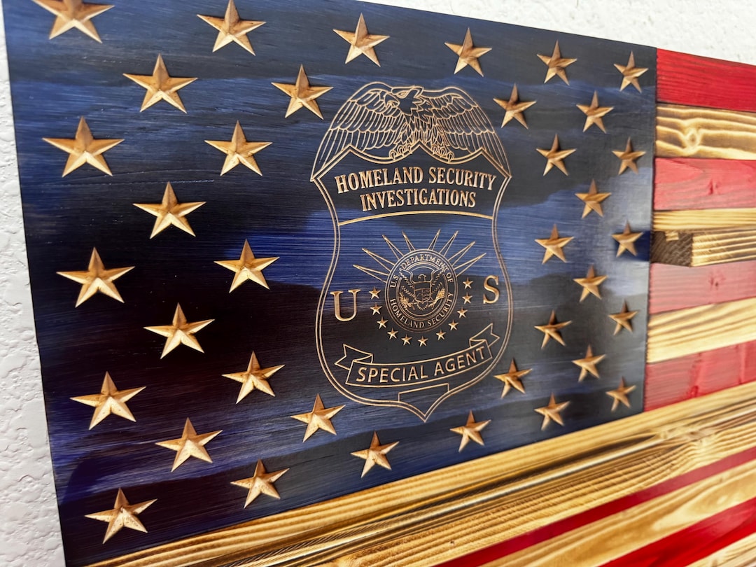 HSI Challenge Coin Holder, Homeland Security Coin Display, HSI Special ...