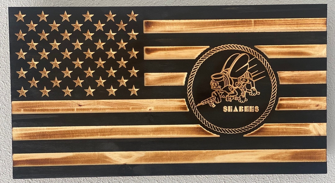 Official U.S. Navy Seabees Flag – 3x5 Feet – High-Quality Polyester, Made In USA 3 thumbnail image