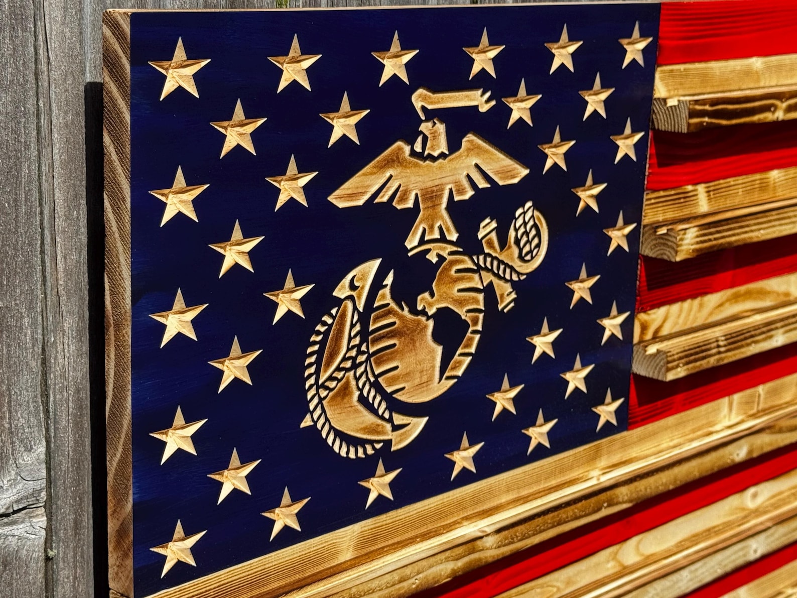 USMC Challenge Coin Flag, Marine Corps Coin Holder Display, Eagle Globe ...