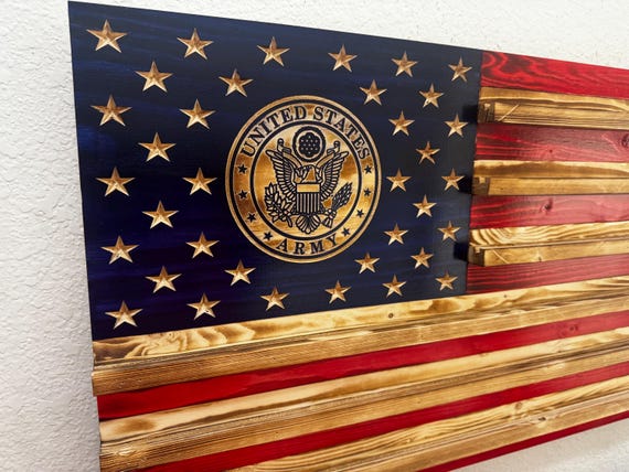 Army Challenge Coin Holder, Army Coin Display Flag, Military Coin Holder, Army Veteran Gift, Retirement Gift, Coin Rack