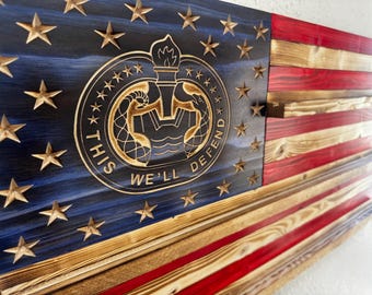 Army Drill Sergeant Challenge Coin Flag, Military Coin Holder Display, US Army DS Gift, Retirement Promotion Gift, Rustic Wooden Flag