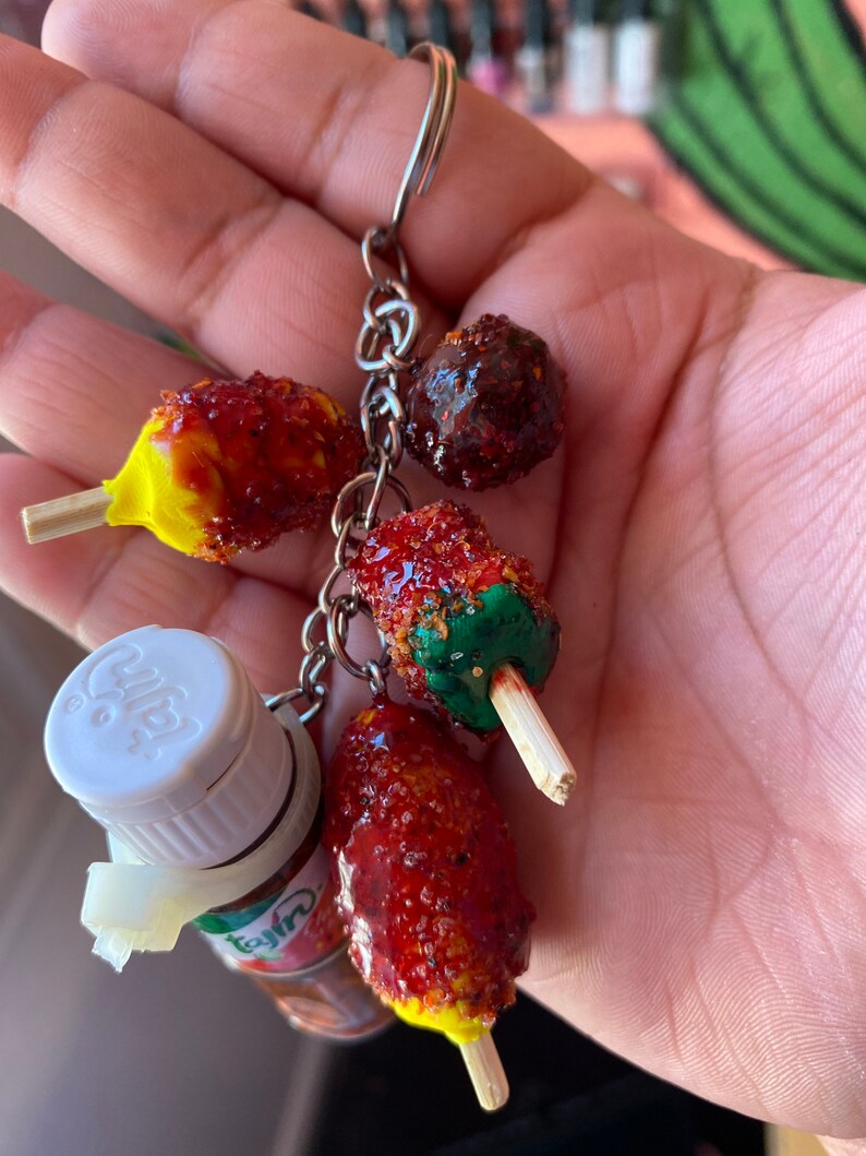 Tajin Keychain keychains Mexican Keychain Etsy
