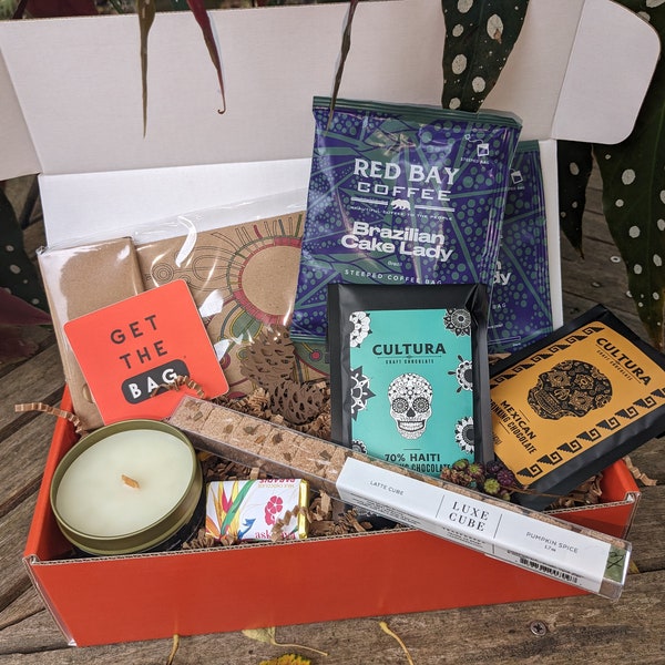 Chocolate and Coffee Lovers Self-Care Kit with Tea Option - Black Owned