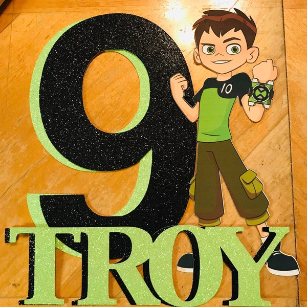 Topper de pastel personalizado de Ben 10