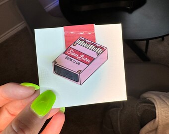 Slow Burn Book Club Magnetic Bookmark