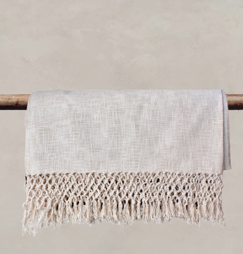 Boho Chic Sofa/couch/ Bed Throw Weighted Heavy Throw Blanket Etsy