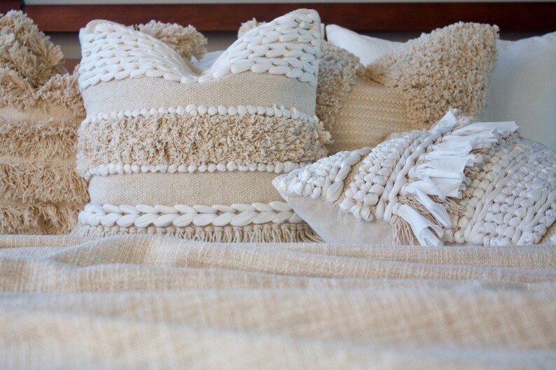 Boho Chic Sofa/couch/ Bed Throw Weighted Heavy Throw Blanket Etsy