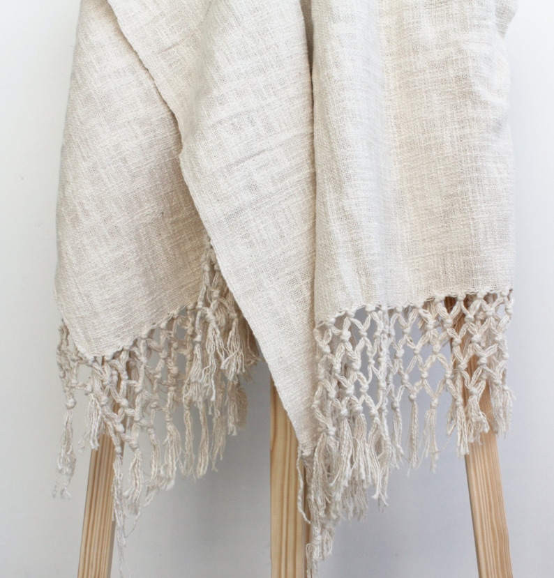 Boho Chic Sofa/couch/ Bed Throw Weighted Heavy Throw Blanket Etsy