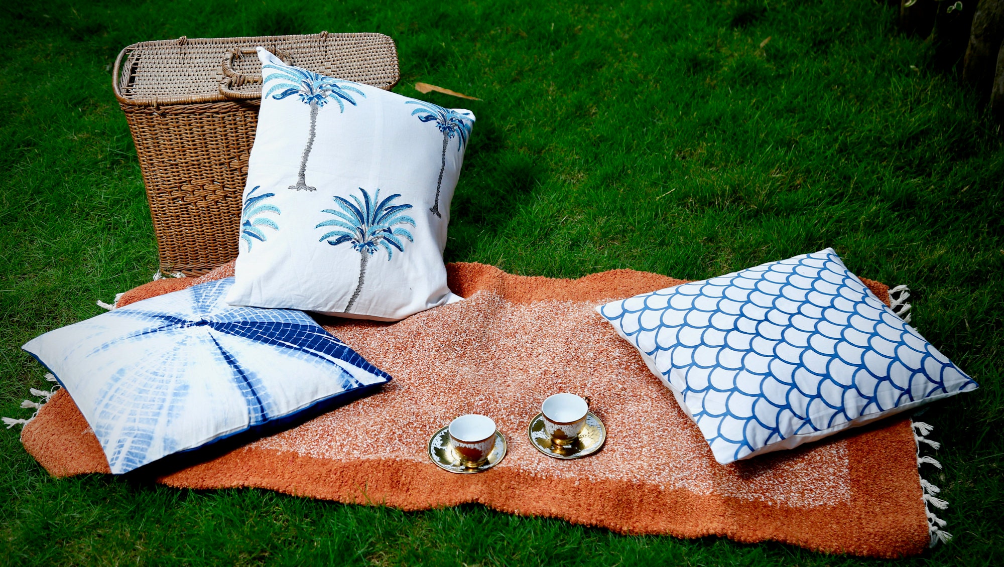 Indigo Blue Tie Dye Cushion Covers Handmade Natural Cotton Etsy Australia