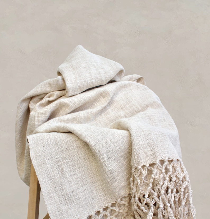 Boho Chic Sofa/couch/ Bed Throw Weighted Heavy Throw Blanket Etsy