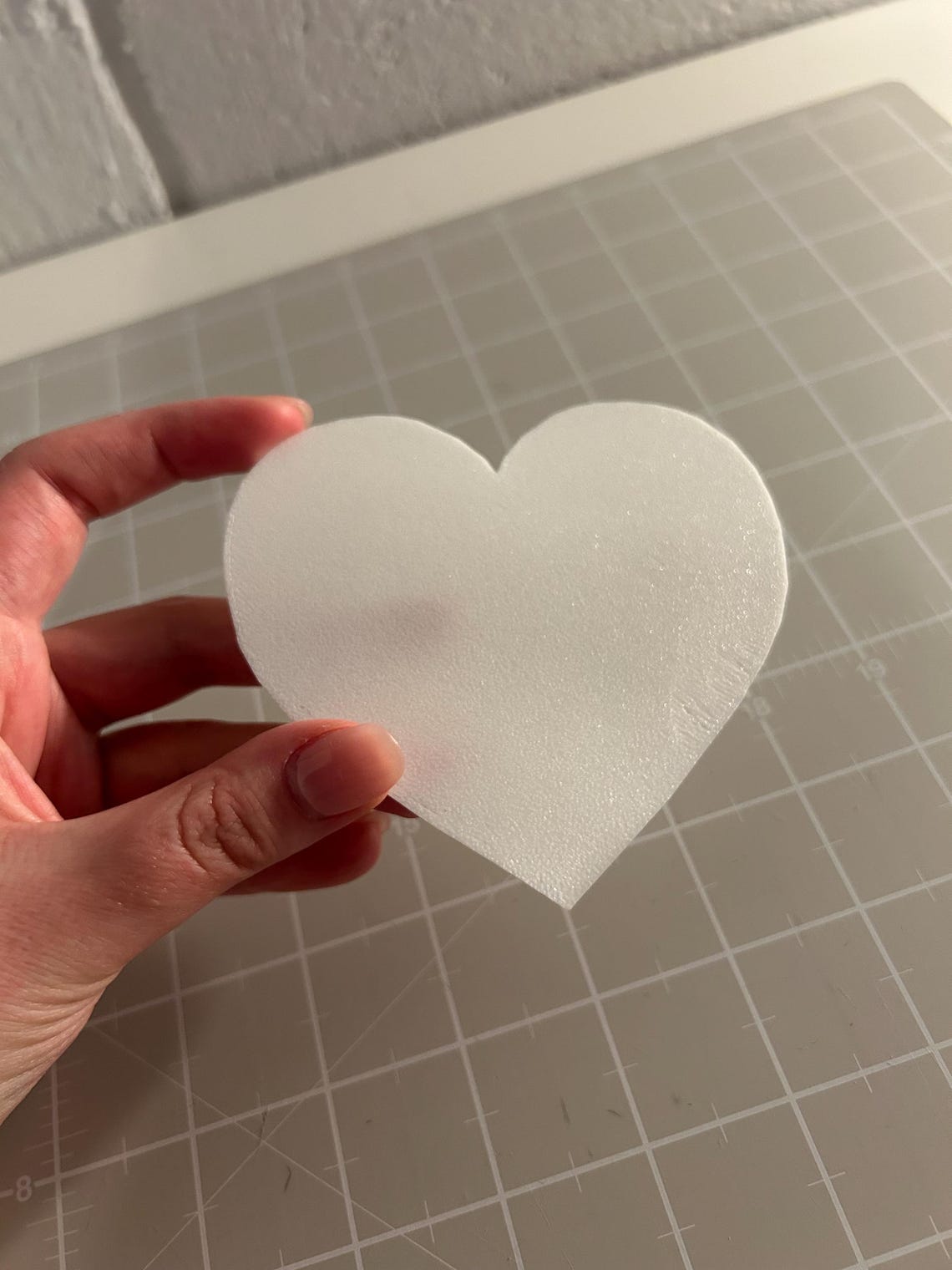 3D Printed Heart Template Etsy