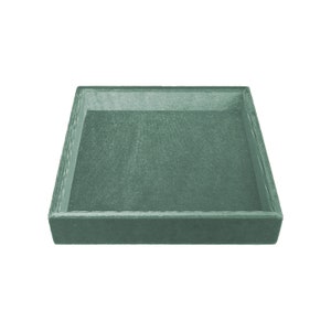 Sage Green Square Velvet Display zdjęcie 2