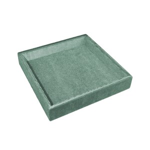 Sage Green Square Velvet Display zdjęcie 3