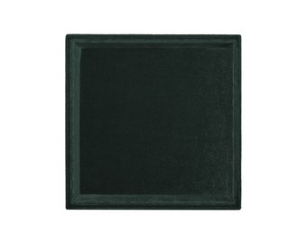 Dark Green Square Velvet Display