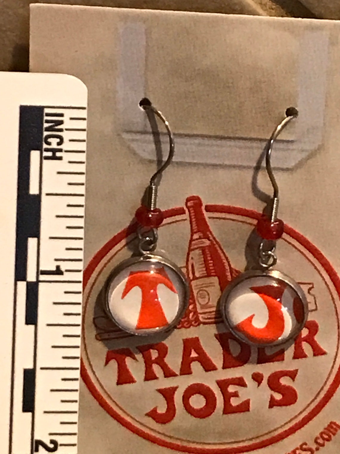 Trader Joes inspired recycled earrings Etsy Trader Joes inspired recycled earrings Etsy