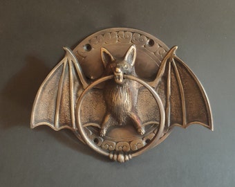 Bat Door Knocker Etsy
