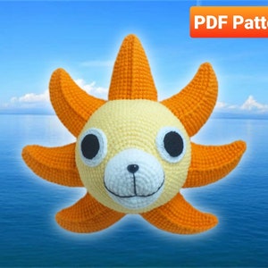 Thousand Sunny Amigurumi PDF Pattern One Piece Crochet Pattern PDF