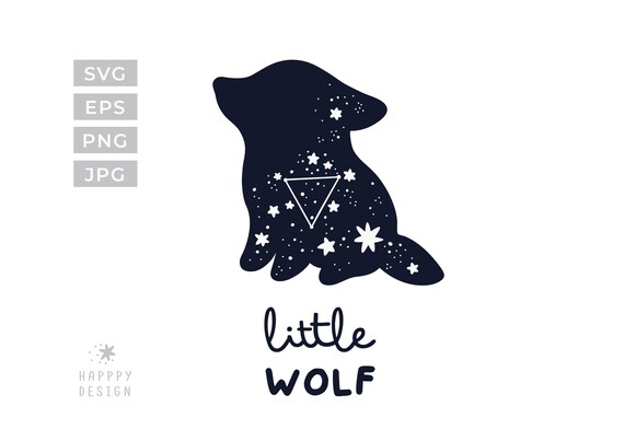Free Free 319 Baby Wolf Svg SVG PNG EPS DXF File