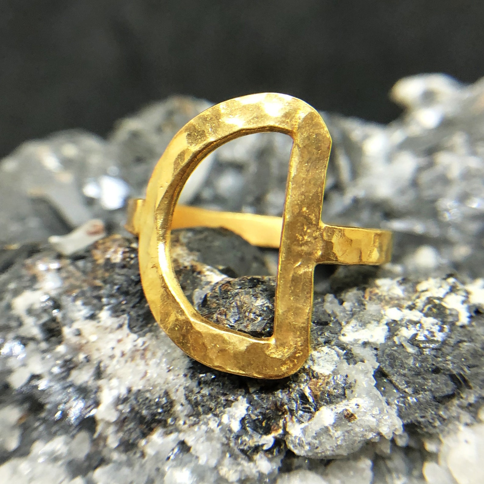 Free Resize Sterling Silver 925K Gold Over 18K Ancient Etsy