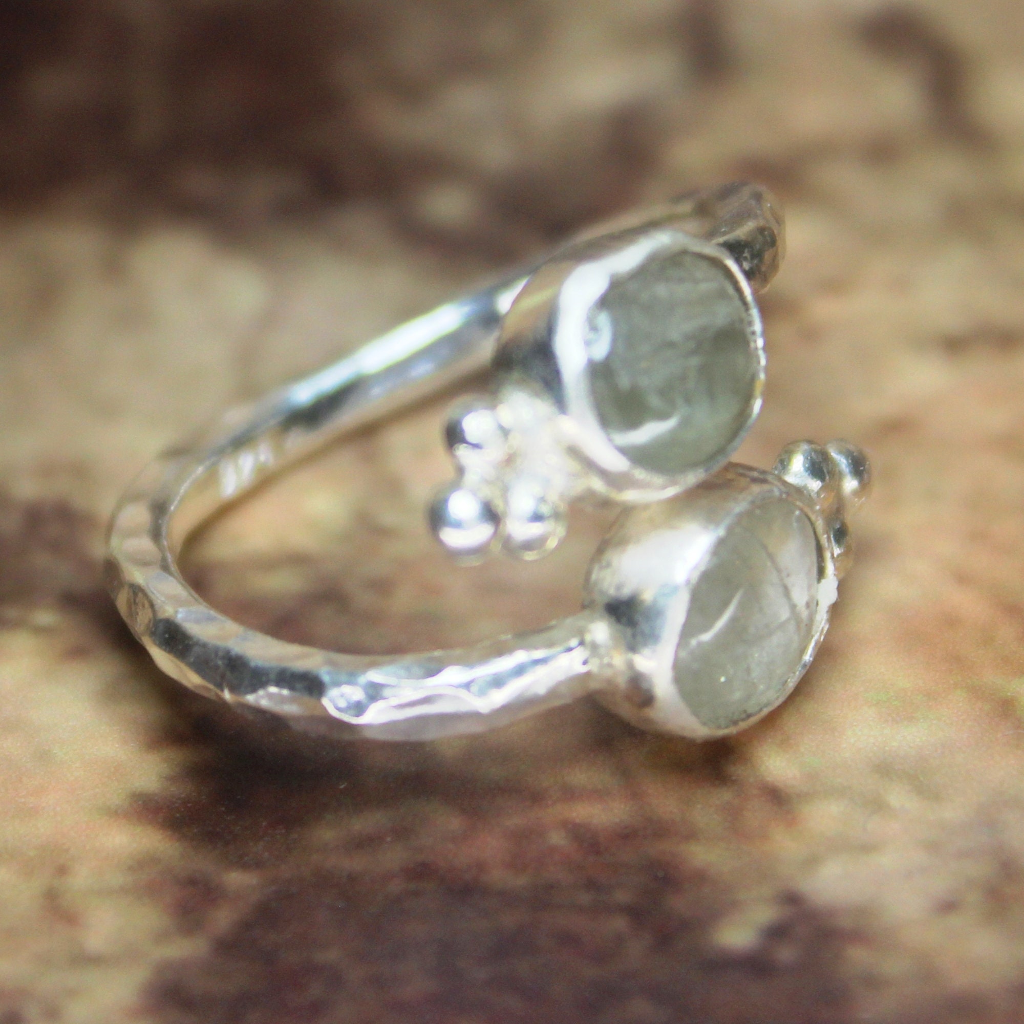 Free Resize Sterling Silver 925K Handmade Natural Rough Change Etsy