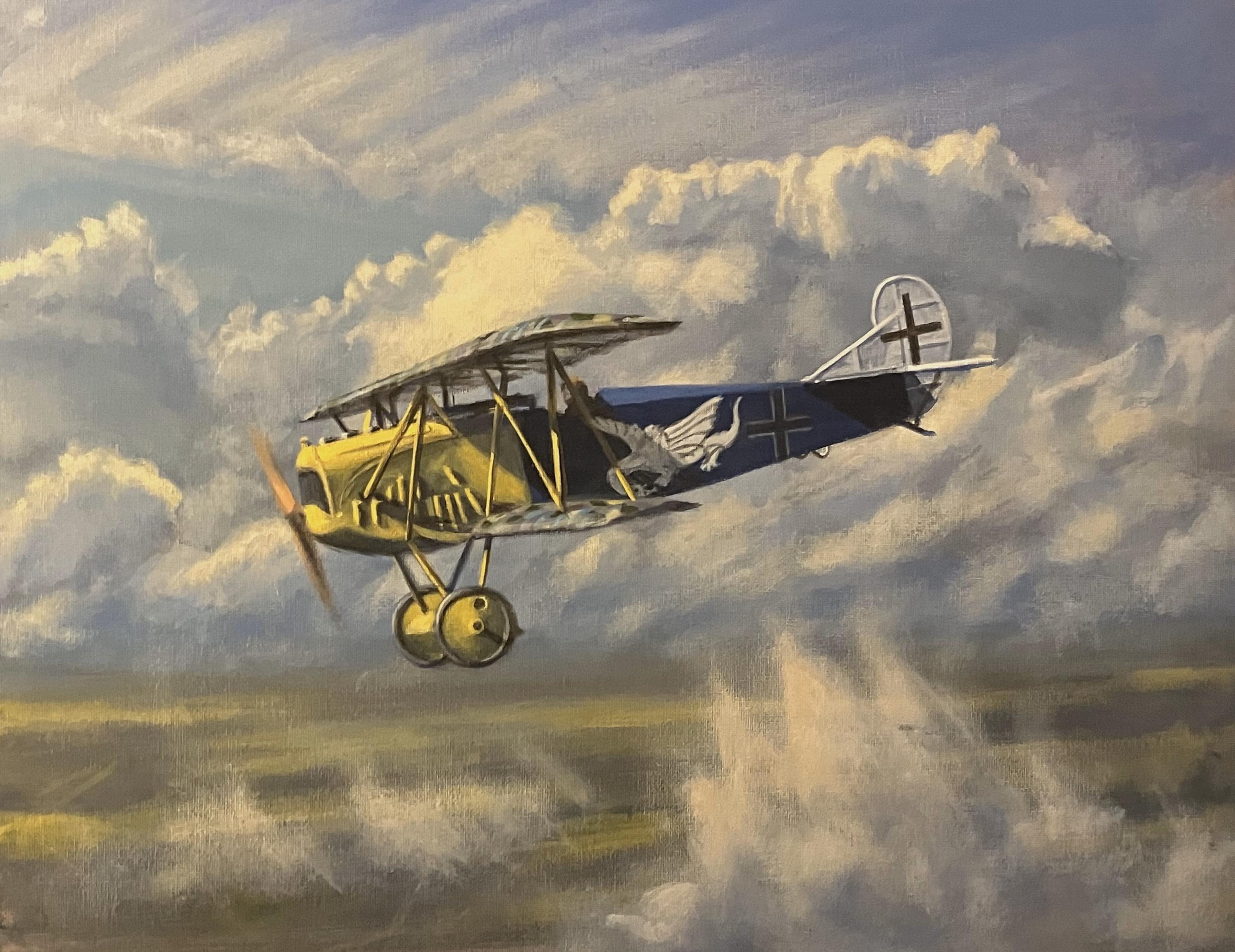 Flight of the Dragon. Fokker DV II. WW1. Classic Warplanes