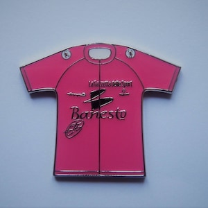 Banesto Maglia Rosa Classic Cycling Jersey Pin Badge Miguel Indurain