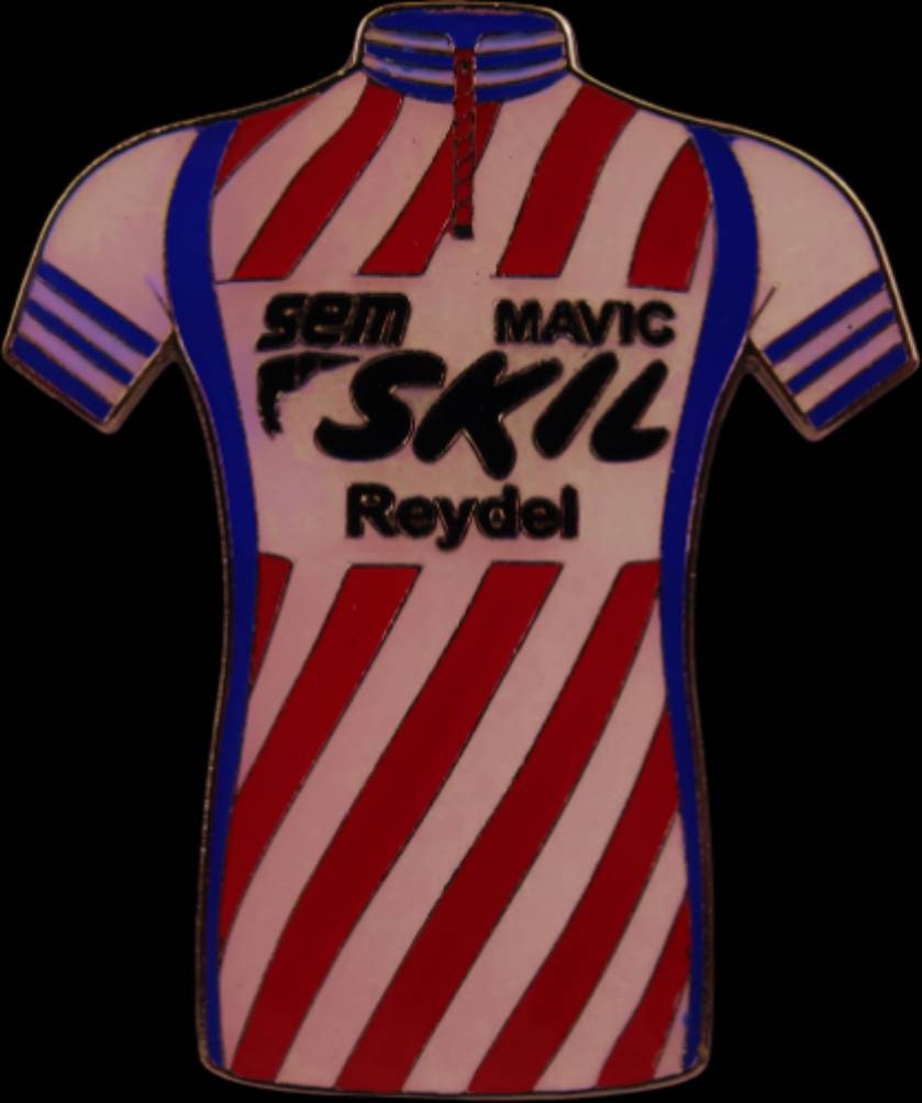 Maillot Vélo Vintage – Skil Mavic Reydel Sem – Sean Kelly – Taille M – Années 80
