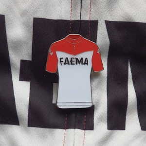FAEMA Eddy Merckx Classic Jersey Cycling Pin Badge