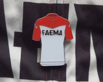 FAEMA Eddy Merckx Classic Jersey Cycling Pin Badge