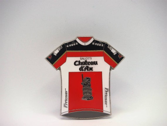 Maillot Cycliste Vintage Nalini Château D'Ax – Années 90 – Taille XL