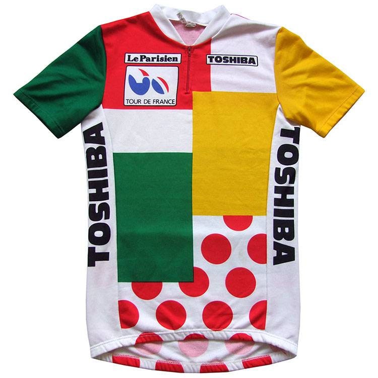 Toshiba Giacca Jacket Jersey Ciclismo Cycling Cyclisme Bike Wind