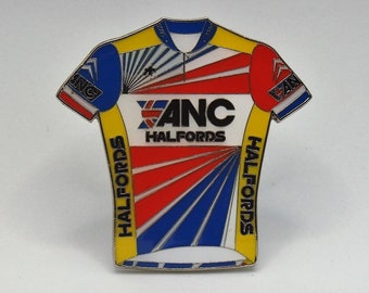 ANC Halfords Classic Cycling Jersey Pin Badge