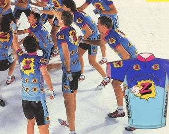 Z Team Team Z Vetements Enfents Classic Jersey Cycling Pin Badge Greg Lemond Etsy