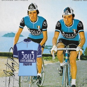 Jollj Ceramica Padova Classic Jersey Cycling Pin Badge Battaglin Bertoglio