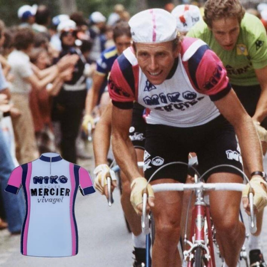Maillot Cycliste Vintage Miko Mercier – Vivagel – Années 1979-1981 – France – Taille M