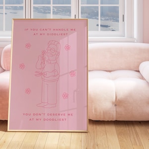The Simpsons Homer Simpson Put Food In Me You  Friends With Salad TV Show 2024 Fun Kitchen Living Room Aesthetic Trendy Prints Television Marge Maggie Wall Art Print Fan Art Stylish New Home Dining Room Lisa Mr Burns Smithers Bicycle Ned Flanders