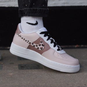 Leopard Animal Print Custom Nike Air Force 1 Sneakers Etsy Canada