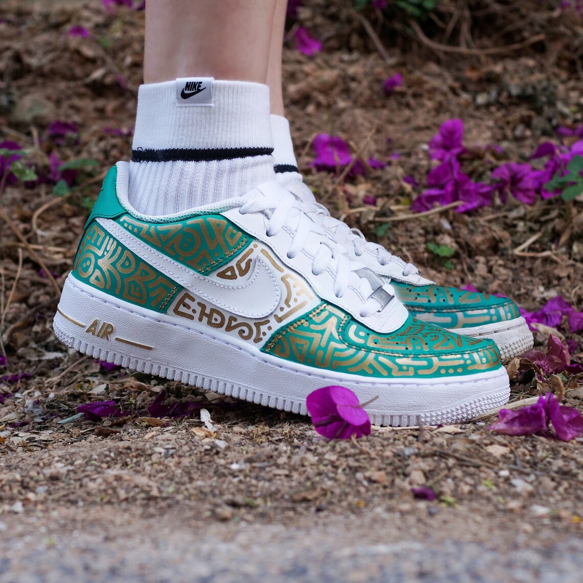 doodlebob nike air force 1