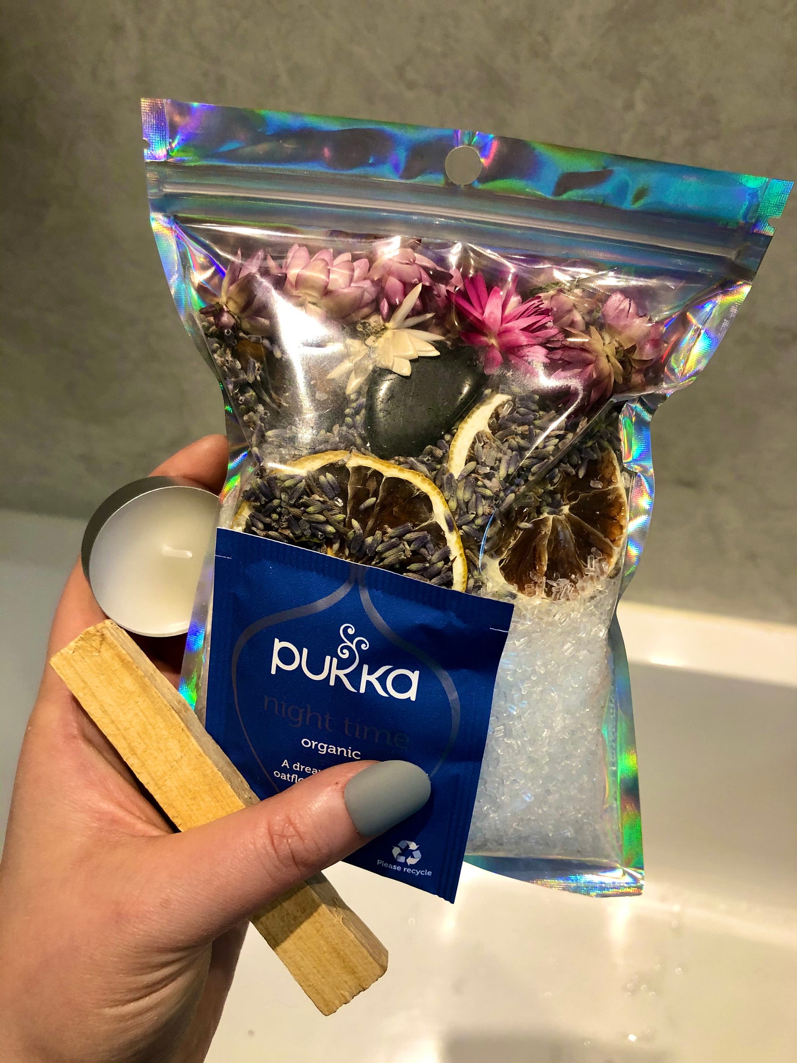 Bath Magic Crystal Ritual Stress Release Etsy