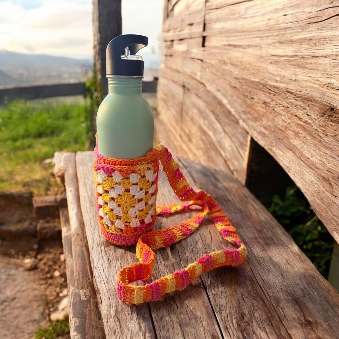 Crochet Water Bottle Bag PDF PATTERN - Etsy